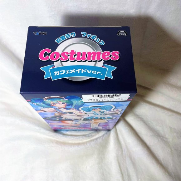 Hatsune Miku Costumes Cafe Maid Version Figure TAITO NEW Authentic - Picture 9 of 11